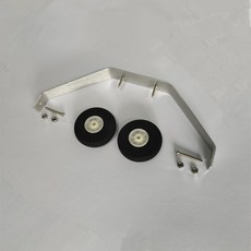 25급 및 전기 RC 고정익 비행기용 1.5mm 알루미늄 메인 랜딩 기어 내구성 강화 1세트