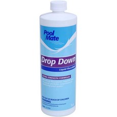 풀 메이트 2파운드 2팩 비염소 쇼크 수영장용 무염소 쇼크 산화제 미국산, 1-Pack, Liquid Flocculant