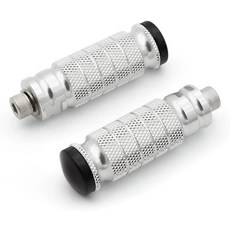 공장용 RR 모터사이클 유니버설 풋레스트 풋페그 리어셋 알루미늄 페달용 HRTLSS RS250 RS125 RS4 125 RSV4용, Silver