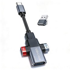 BUISAMG USB C 허브 노트북 60W 충전용 멀티포트 데이터 전송 to 어댑터 맥 프로 아이맥 크롬북 서피스 XPS 네트워크 라이브 스트리밍 확장과 호환 (, 회색