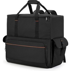 Trunab 컴퓨터 데스크탑 타워 휴대용 케이스 메인 프로세서 케이스용 PC 백팩 키보드 케이블 마우스 이어폰 가방만 블랙, 1개