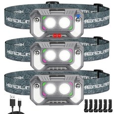 NetCan T129 헤드램프 2개 182324, T129 3 Pack