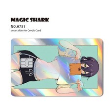 레제 홀로그램 스티커 체인소맨 신용카드 은행카드 필름커버, No Chip, H751, 1개