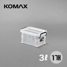 코멕스 네오박스 플라스틱 리빙박스 수납정리함 3L, 1개