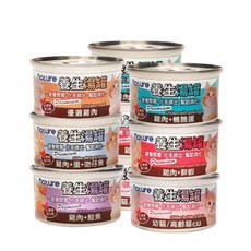 Nature 養生湯罐 雞肉+鮮蝦 80g 24入貓罐頭, 1個, 雞肉+鮮蝦,超取限重一箱(過重運費另計)