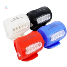 윤니디자인 7구 실리콘 LED 자전거등 자전거경고라이트