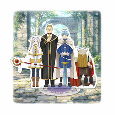 장송의 프리렌 아크릴 스탠드 프리렌 페른 슈타르크 힘멜 애니 굿즈 피규어, 1개, 전설의 용사 파티 4샷