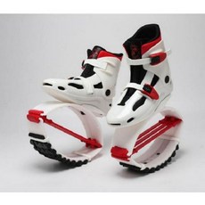 캉구점프 점핑 신발 캥거루 부츠 운동화 유산소 점프 슈즈 방방이, 50KG-70KG, 1개, 레드화이트+245-255