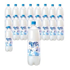 밀키스1.5리터, 1.5L, 18개