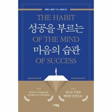 성공을 부르는 마음의 습관 - 괴로운 인생을 행복한 인생으로!, 상품명