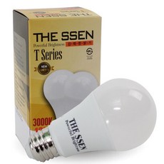 더쎈 LED전구 12W 램프, 1개, 전구색