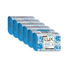 LUX 麗仕 香氛皂 煥活冰爽, 80g, 6個, 煥活冰爽(藍)