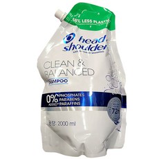 헤드앤숄더 클린 앤 밸런스드 샴푸, 1개, 2L