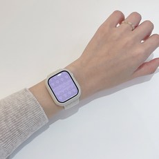 우먼스9999 애플워치 호환가능 7 SE 6 3 2 브레이드 솔로루프 스트랩 38 40 41 42 44 45 mm 호환가능, 스타라이트, 42/44/45mm (S)