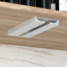 캐비닛 아래 주방 무료 펀칭 홀더 와인 유리 랙 다기능 분류 Stemware 유리 컵 교수형 홀더, 02 White-1pcs