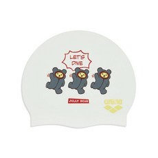 아레나 젤리베어 다이브 실리콘수모 A5AC1AC86WHT, WHT
