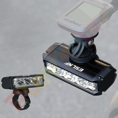 ESLNF【615】1000 流明 Type-C 前燈 自行車燈 頭燈 支援 GOPRO 倒吊 碼表燈【EOS615】, 1個, Black