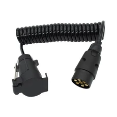 7핀 트레일러 트럭 라이트 보드 연장 케이블 남성 여성 와이어 플러그 소켓 부품 커플링 회로 도구, 01 A