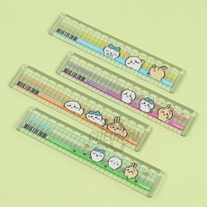 루씨아 먼작귀 15cm 방안자 초등준비물, 2개, 랜덤
