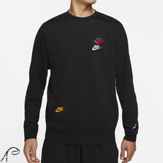 NIKE 法國長袖大學T 黑色+PG背帶