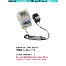 납품전문 Acrel ACR10R-D16TE 120A Ct 양방향 태양광 Pv 에너지 모니터링 kWh 계량기 매칭 솔리스 인버터, 04 Input 80A