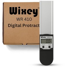 Wixey 8" 디지털 각도기 - 테이블 톱용 마그네틱 모서리가 있는 내구성 각도 측정 도구 목공 및 건설을 위한 정확하고 정밀한 측정기, Wixey 20.3cm8인치 디지털 각도기 - 테이블, 1개