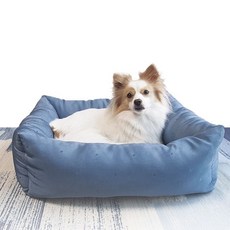 마약쿠션 마벨러스홈데코 풍기인견 강아지 쿨방석 침대 분리형, 그레이, 1