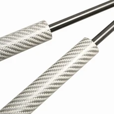 FAW Besturn X80 2013 프론트 후드 보닛 개조 가스 스트럿 충격 댐퍼 서포트 업소버, 04 Silver Carbon Fiber