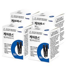 케어센스 혈당측정검사지, 4개, 50개입