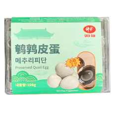 <수란유통> 선단 메추리 피단 108g 1개