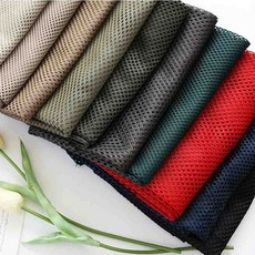 슈벨라원단 메쉬 원단 펀칭 망사 천 여름용 안감망사 조끼망사 10color, 1개, 블랙