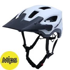 탈착식 챙이 있는 세계 최초의 TR-limited 특허 MIPS 오프로드 산악 자전거 헬멧 전문 사이클링 스포츠 헬, m 54-58cm, 01 white