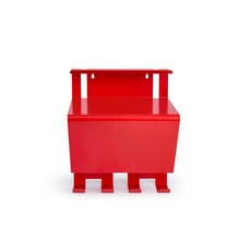 壁掛式收納架，多功能牆面置物架，帶掛鉤，節省空間，簡約時尚, 紅色, 1個