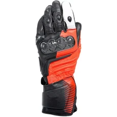 신상품 오토바이 카본 롱 성인용 장갑 모터사이클 레이싱 가죽, 04 XXL 사이즈, 02 빨간색