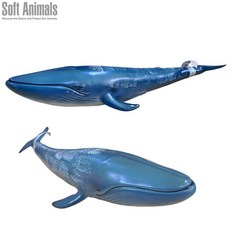 [반디] 소프트 애니멀 흰수염고래 _ 모형완구, 단품, 1개