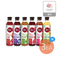 홍초 900ml 6종 3개 골라담기, 블루베리3개