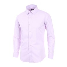 로베르따디카메리노 남성용 TC카치온 스판 솔리드 슬림핏 핑크 긴소매 셔츠 RL1-451-4