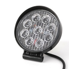 27W LED 써치라이트 원형 60도 확산형, 1개