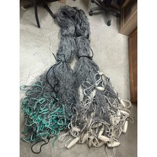 漁夫之家 特殊材質攔河網 流刺網 原子網 海網 單層網 攔截魚網, 灰色