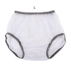 요실금 커버 바지 기저귀 방수 부드러운 재사용 가능한 커버 오래된 레이디 여성 노인 남성을위한 빨 수, 09 Black Border L