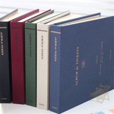 나른한고양이 티켓북 티켓앨범 아이코닉티켓북 야구티켓북, 인디블루