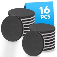 가구 리프터 도구 + 8.9cm(3.5인치) 슬라이더 8팩 80%의 노력 절약 안전하고 쉬움 무거운 및 가전제품을 위한 리프트 글라이드 공구 세트 재사용 가능한 이동 패, 16 Felt 3.5" Sliders