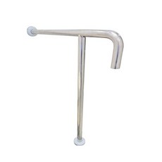 【海夫健康生活館】304不鏽鋼 T型落地安全扶手 管徑31.8mm, 1個, ( ST2-318-8060)