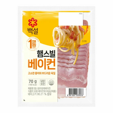 CJ 햄스빌 아침에 베이컨, 70g, 2개