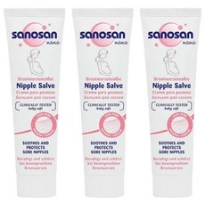 sanosan 珊諾 S孕女神乳尖修護羊脂膏 30ml, 滋潤舒緩受傷肌膚, 國際檢測機構五星認證, 3件