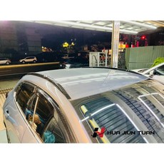 MAZDA 馬自達 CX-30 鋁合金車頂架行李架直桿，免鑽孔，亮黑/電鍍銀可選, 1個, 亮黑