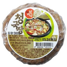 덕소할머니 덕소 할머니 청국장 300g 이강산닷컴, 5개