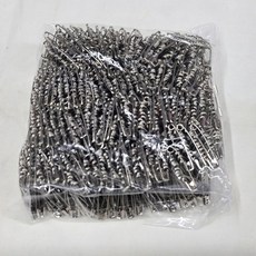 대용량 옷핀 1000개, 니켈, 26mm 옷핀(중국산)
