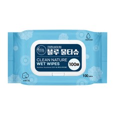 [크린네이처] 대용량 물티슈 100매 홍보 라벨 스티커 인쇄 (300개이상 무료)