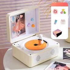 CD플레이어 턴테이블 시디플레이어 CDP 블루투스, [엔젤화이트] 프리미엄, 기본 모델명/품번